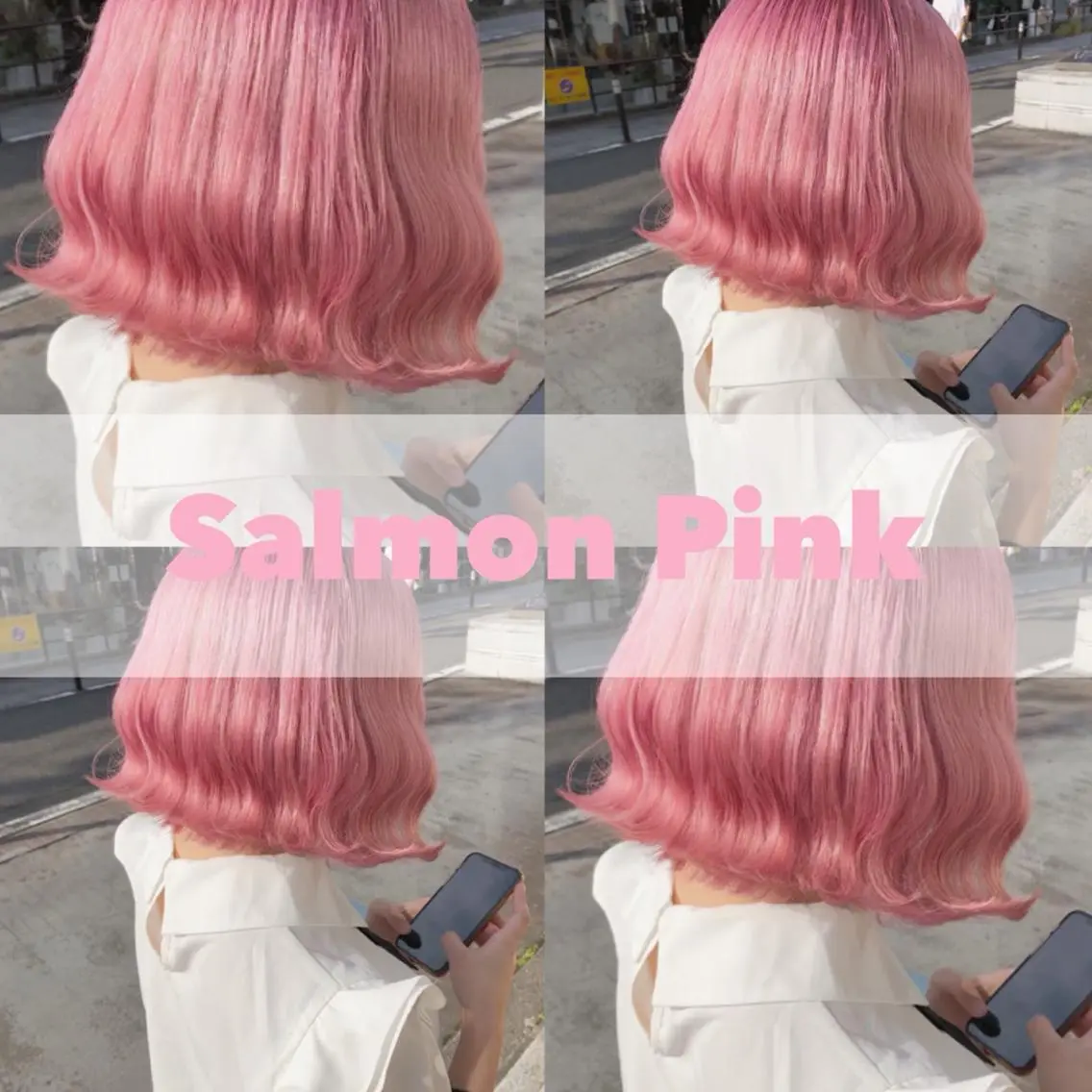 ミディアム カラー ヘアアレンジ シールエクステ アクアカラー ブリーチ ケアブリーチ ダブルカラー ワンズリー中明度 店舗公式のヘアスタイル