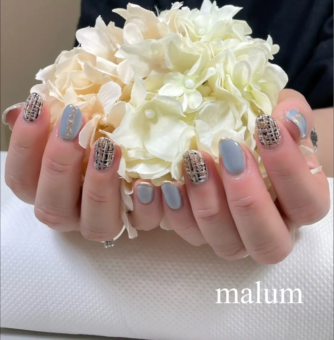 ネイル ハンドネイル malum nailのネイルデザイン