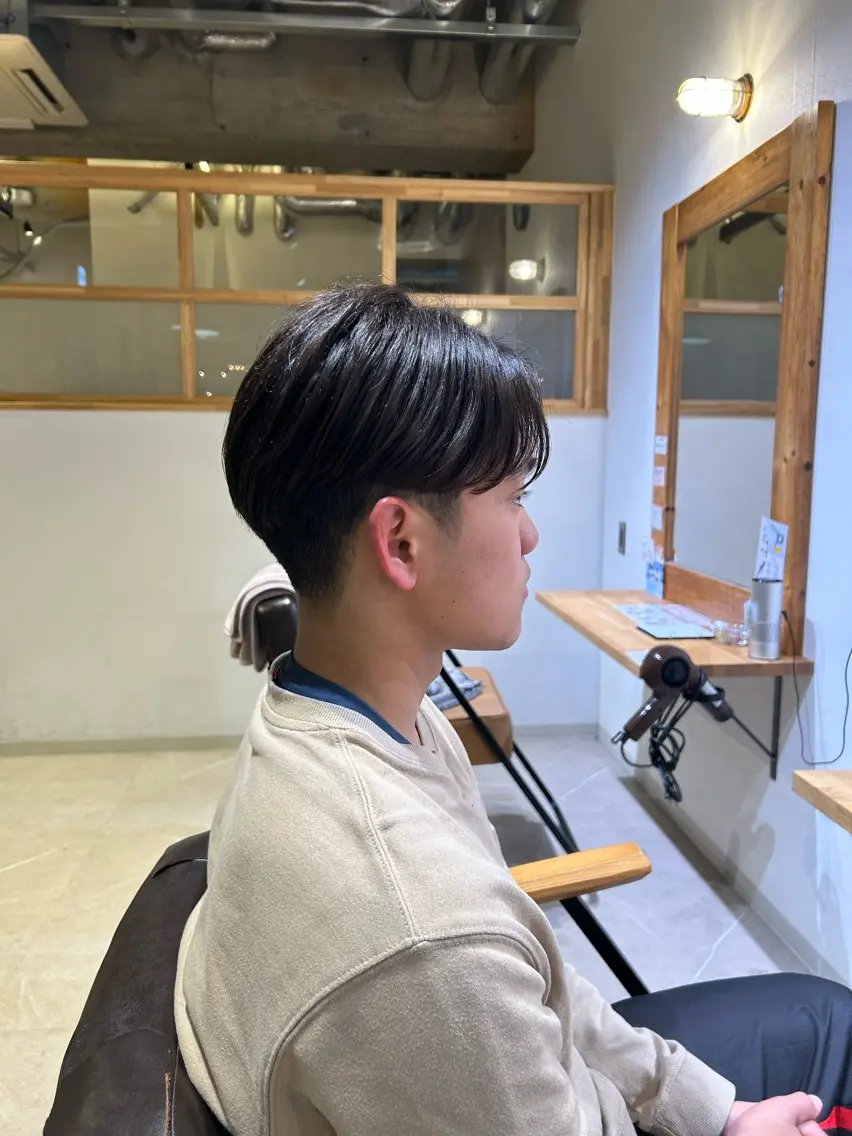 メンズ センターパート SHICUNE /ミホのヘアスタイル