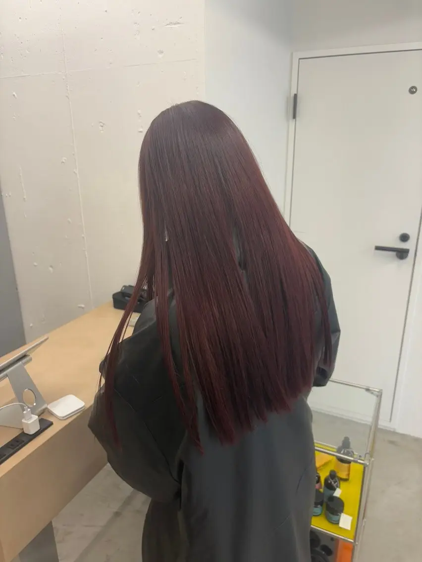 カラー ヘアカラー 浪瀧 優季のヘアスタイル