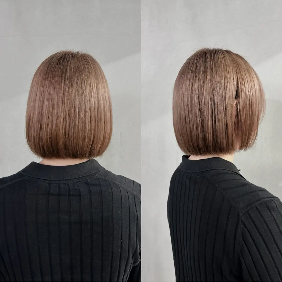 ショート カラー パーマ ヘアアレンジ メンズ キッズ ベージュカラー ボブ #tag 稗田綾加のヘアスタイル