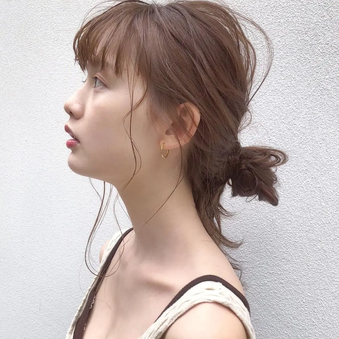 セミロング カラー カット ヘアカラー マンツーマン半個室 tamuraのヘアスタイル