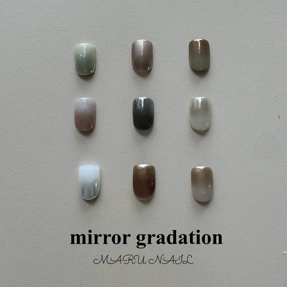 ネイル フットネイル フレンチネイル ジェルネイル ガラスフレンチ グラデーション ハンドネイル MARU NAIL manamiのネイルデザイン