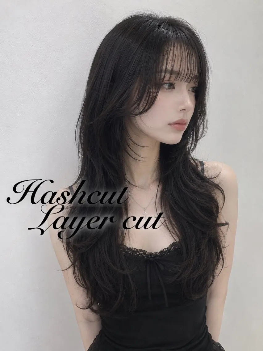 ロング カット トリートメント 🎀韓国風暗髪 nana🎀のヘアスタイル