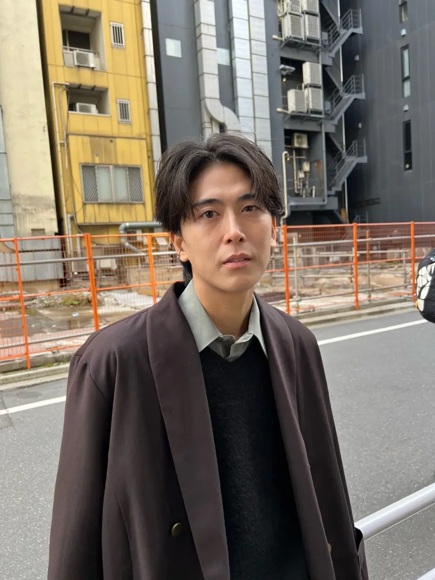 ショート メンズ カット 縮毛矯正 TSUBASA/銀座 メンズお任せくださいのヘアスタイル