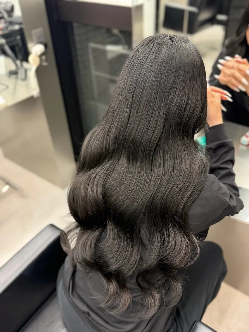 ロング カラー ヘアカラー Lapis 福岡大名 AIのヘアスタイル