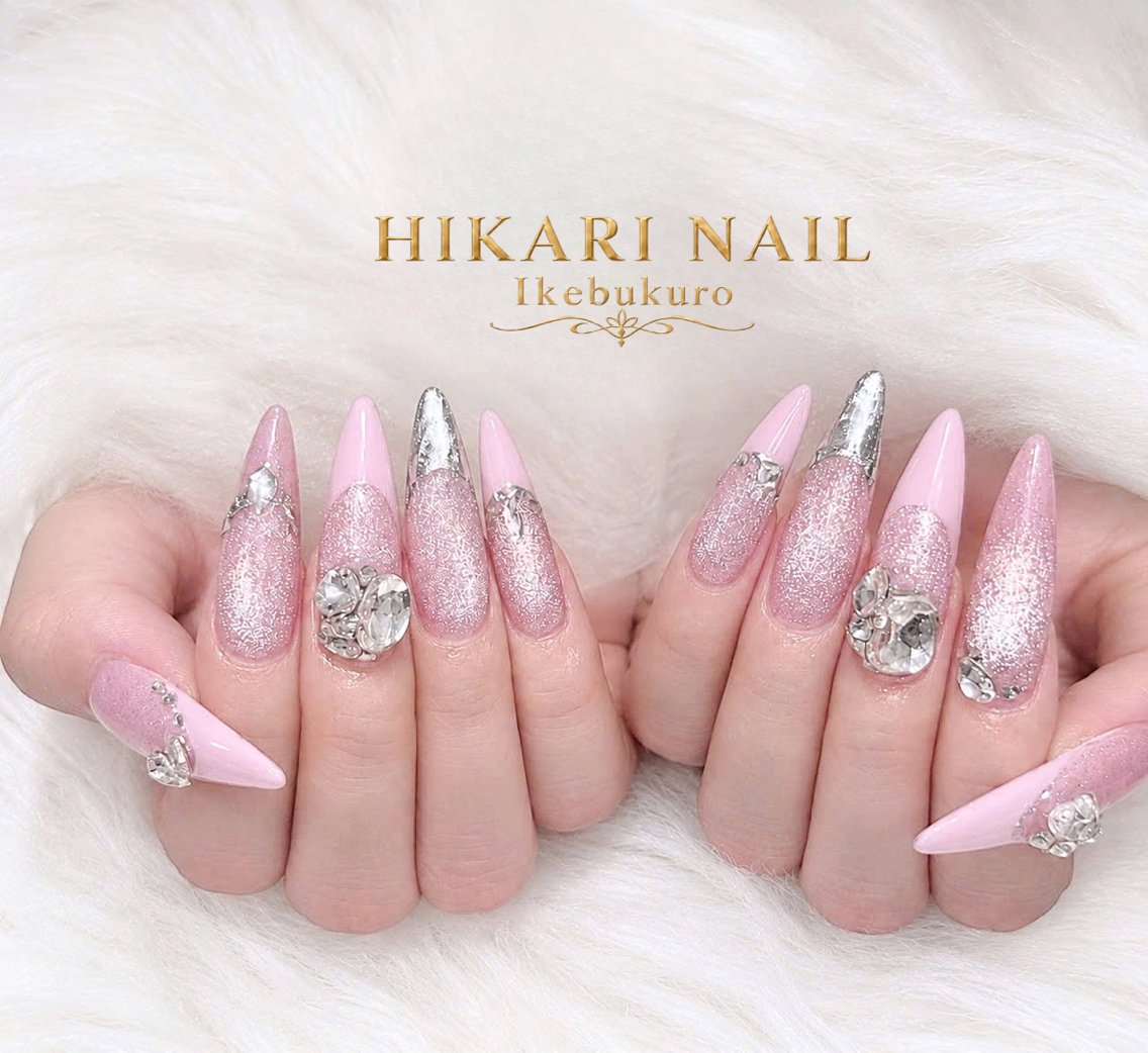 ネイル ハロウィン 持ち込み 冬ネイル クリスマス ハンドネイル HikariNail Ikebukuroのネイルデザイン