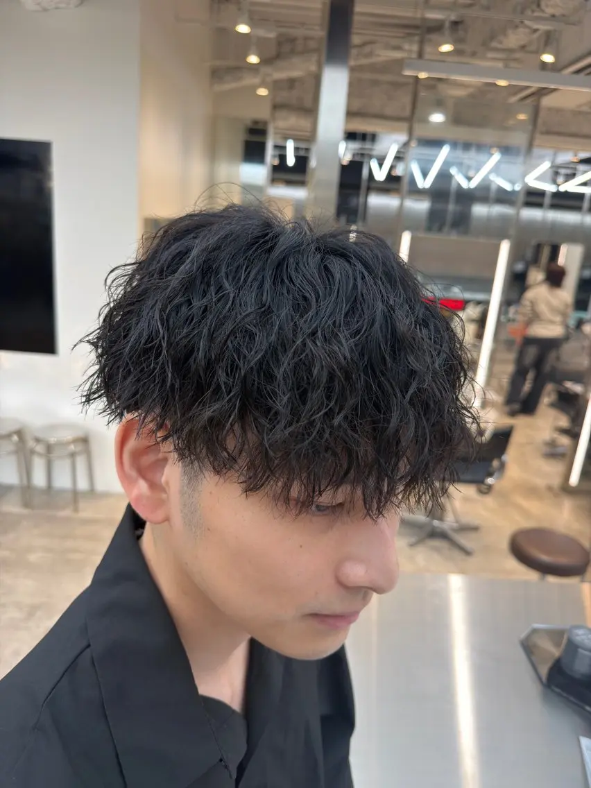 ショート パーマ カット パーマ fifth 児玉達哉 当日予約🙆のヘアスタイル