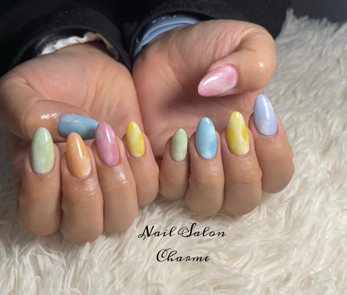 ネイル ハンドネイル NailSalon Charmeのネイルデザイン