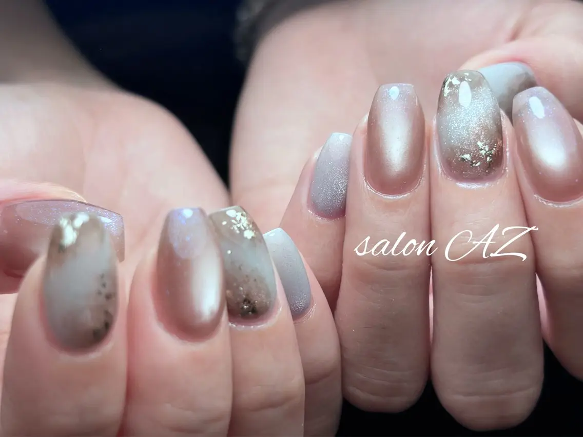 ネイル オフィスネイル ハンドネイル salon AZのネイルデザイン