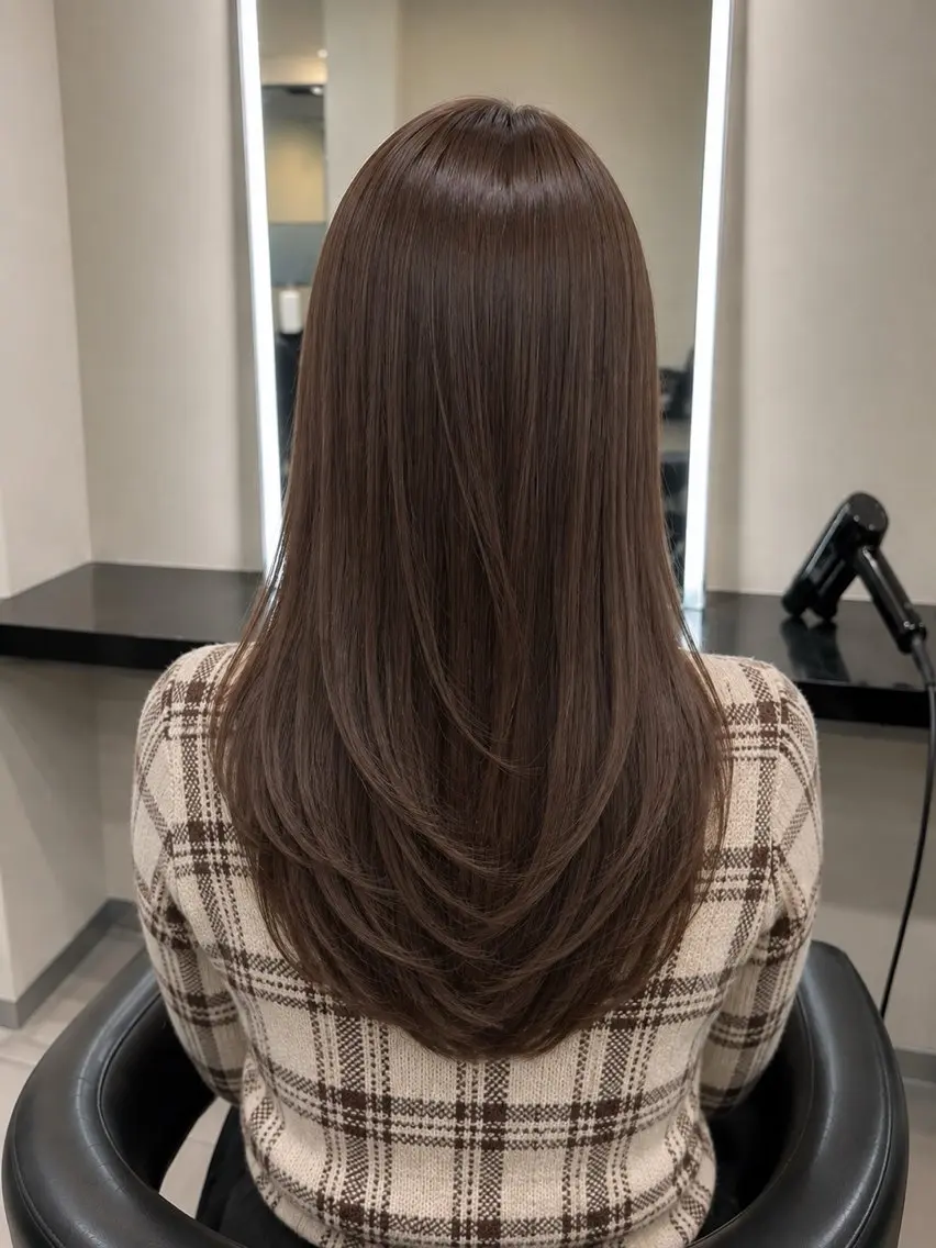 ミディアム カラー ブラウンカラー トリートメント 🌈ウルトワ水素 髪質改善naru🌈のヘアスタイル