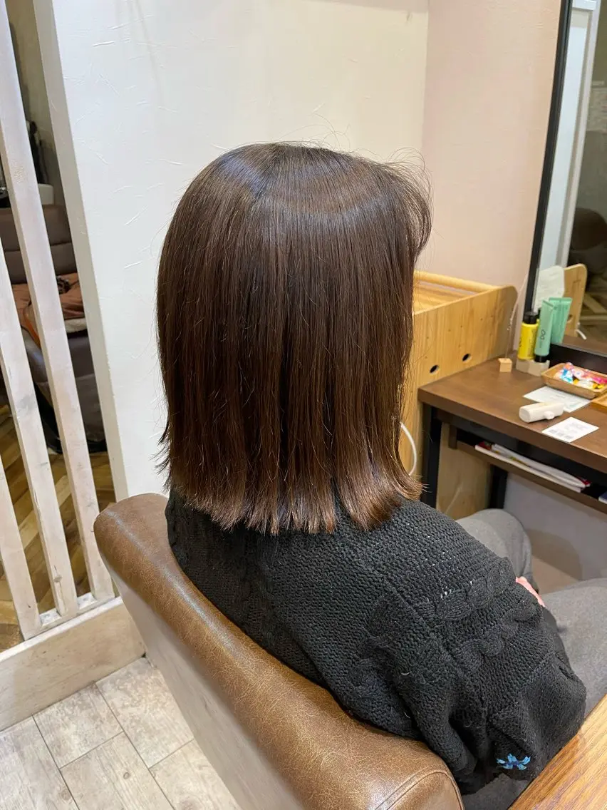 ミディアム ボブ ゆうだい モデル募集中のヘアスタイル
