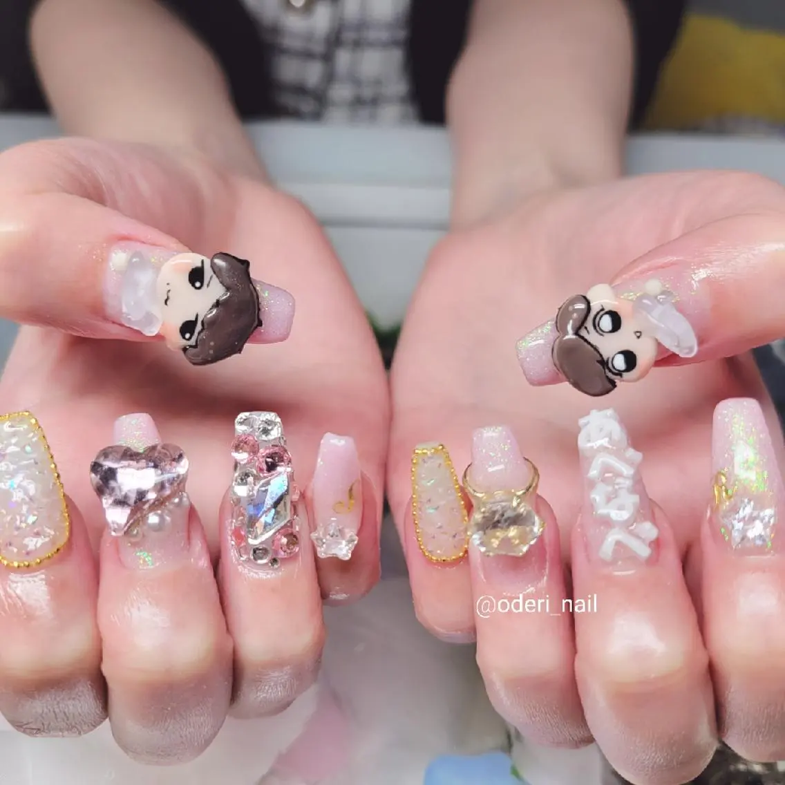 ネイル アートネイル ジェルネイル おで@ oderi_nailのネイルデザイン