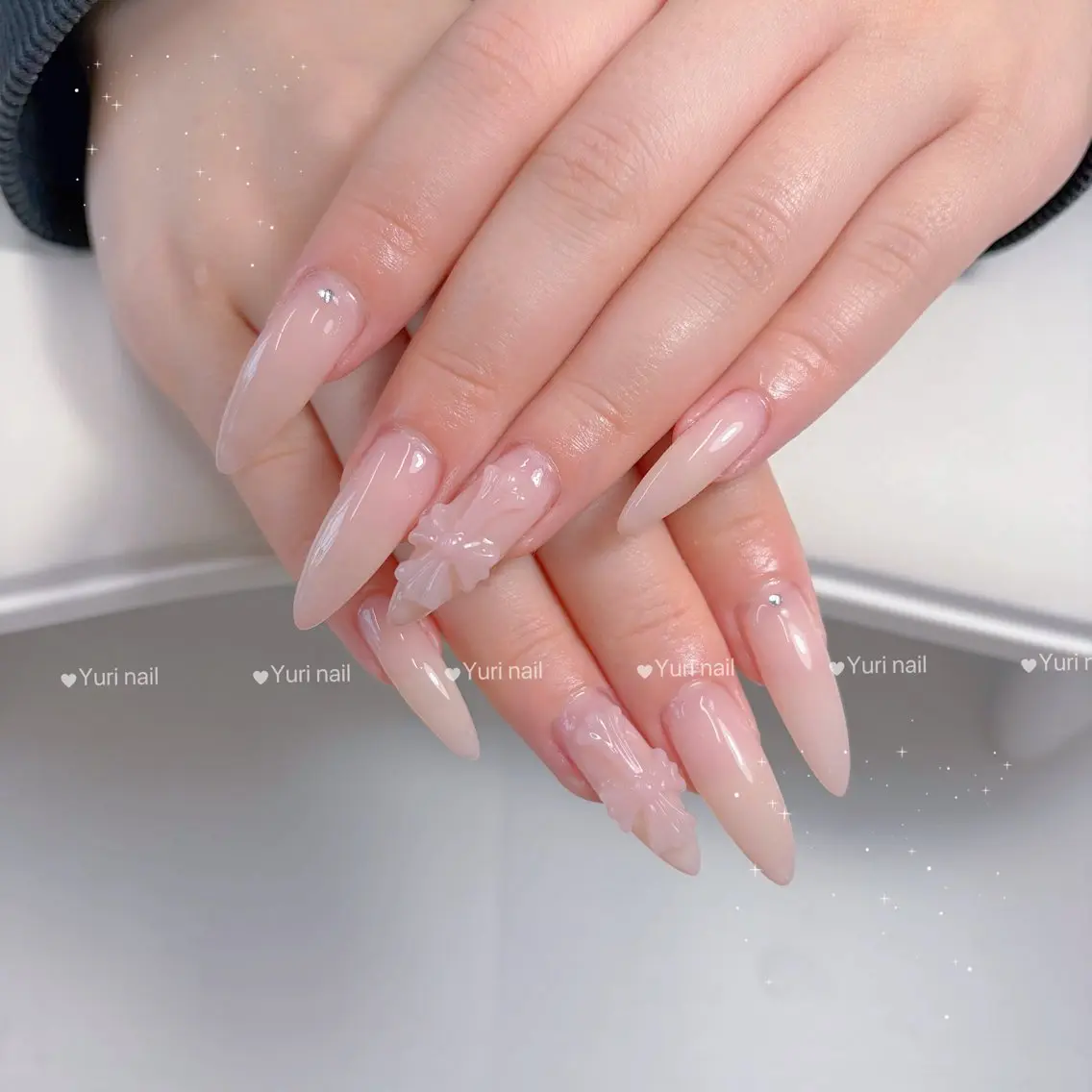 ネイル アニマル柄 べっ甲ネイル ボルドー ブラウン 長さ出し ハンドネイル ハンドケア Yuri.nail studioのネイルデザイン