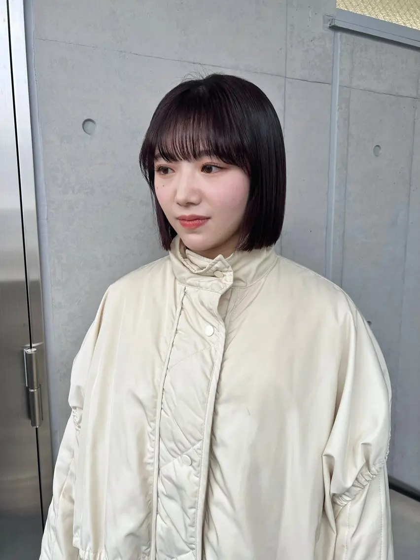 ショート カラー ボブ メンズヘア/大人男子 /ナチュラルのヘアスタイル