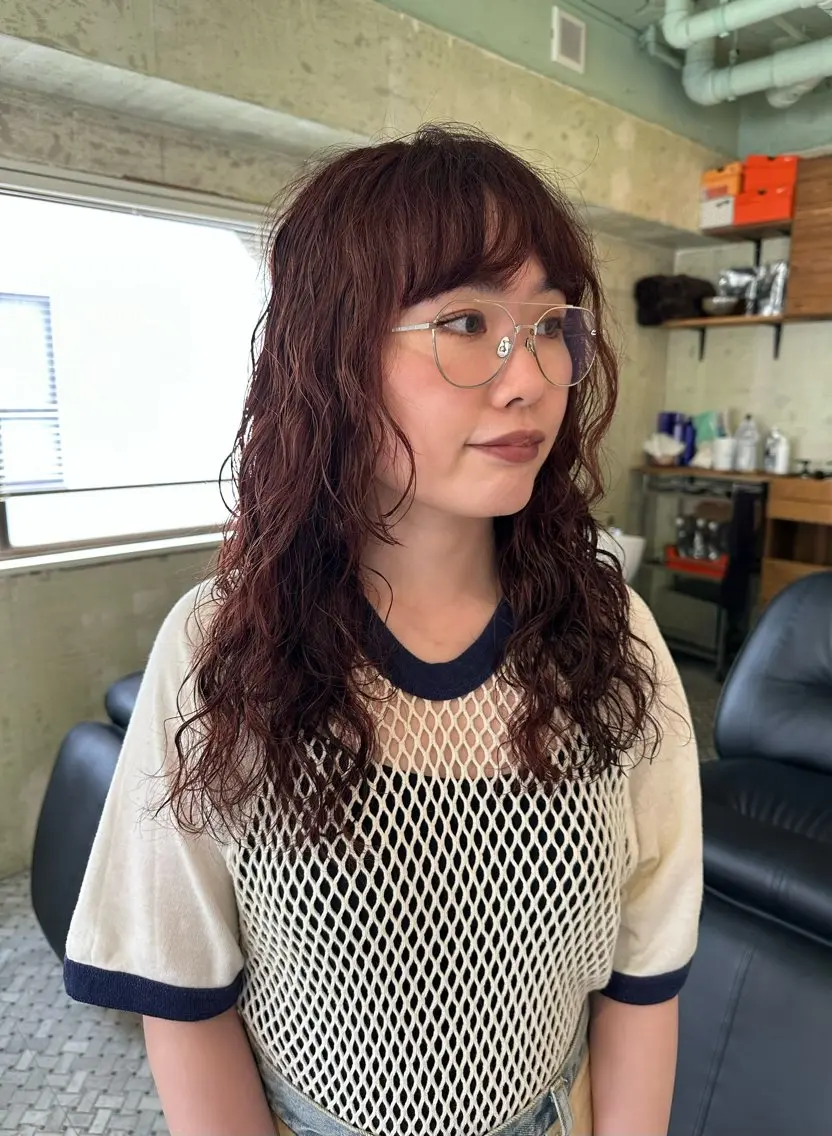 ロング パーマ カット パーマ トリートメント AR.MARA サトウヒカルのヘアスタイル