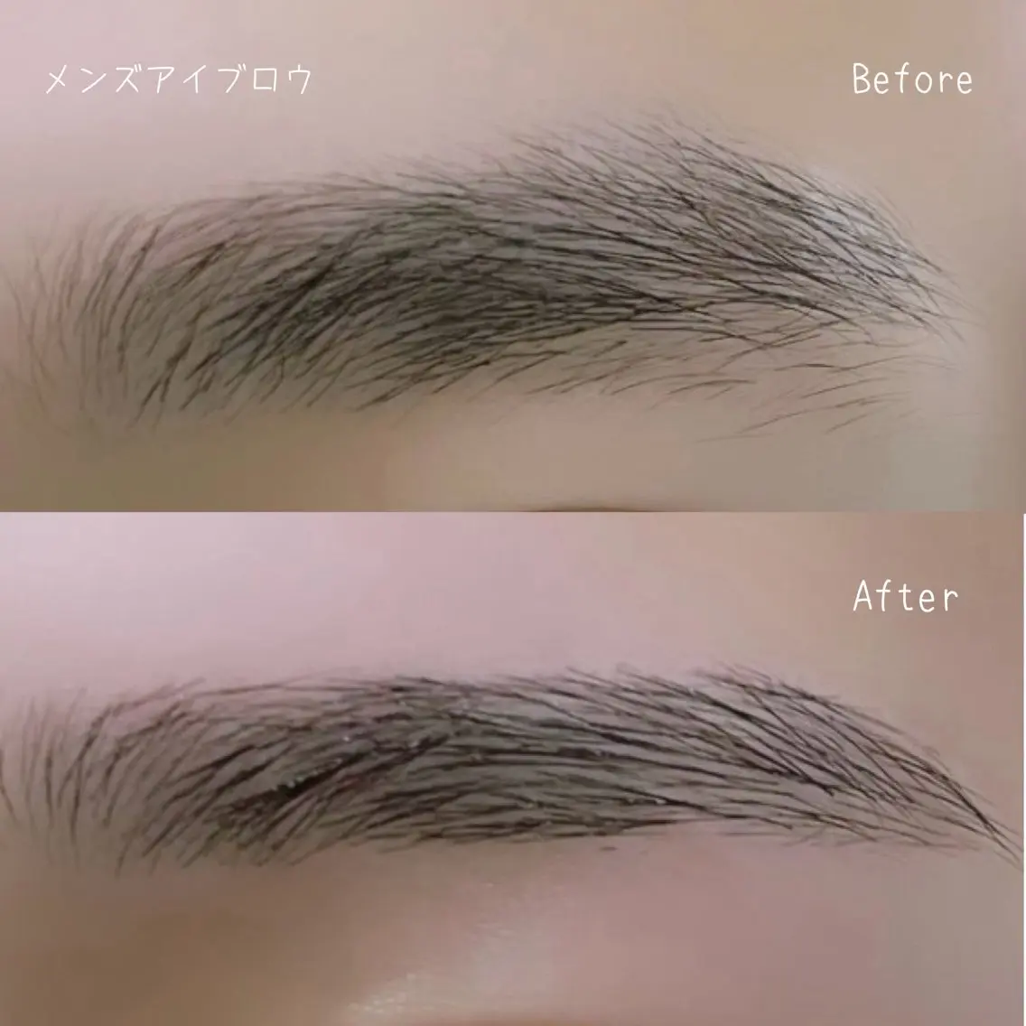 アイブロウ メンズアイブロウ ワックス脱毛 眉カット Yuna 🫧のマツエク・マツパデザイン