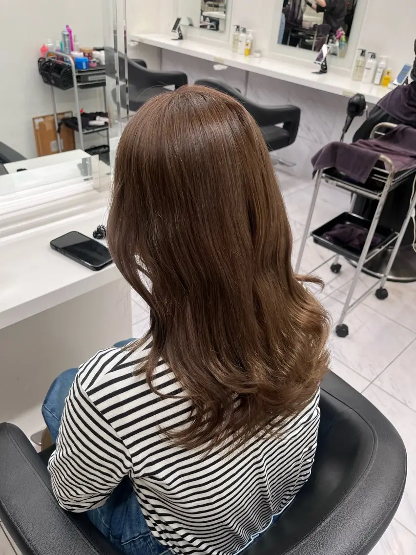 カラー ヘアカラー トリートメント 🥀韓流暖色ヘア 🥀yuzukiのヘアスタイル