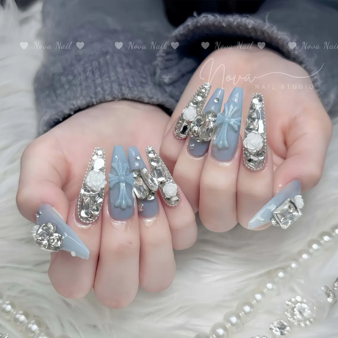 ネイル ハンドネイル ハンドケア Nova Nail Nambaのネイルデザイン