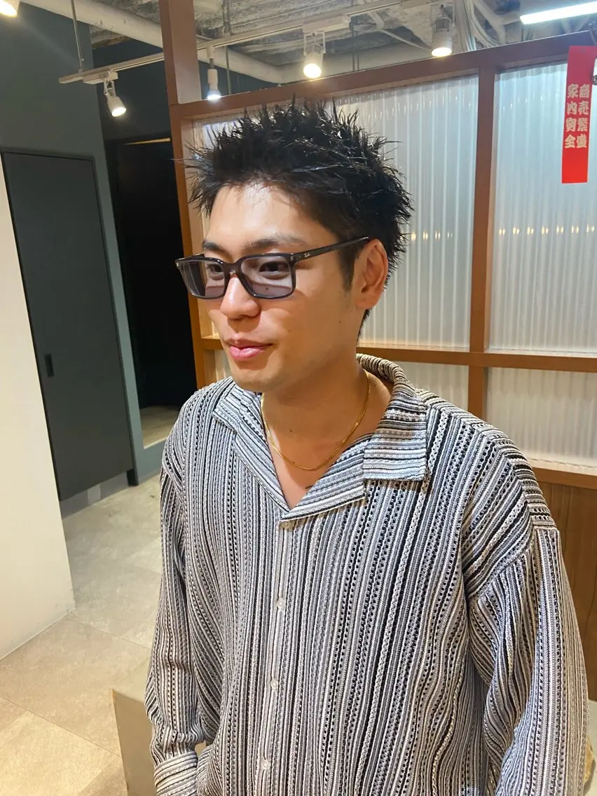 ショート カット 🔥メンズ特化/ 奥野心太【副店長】のヘアスタイル