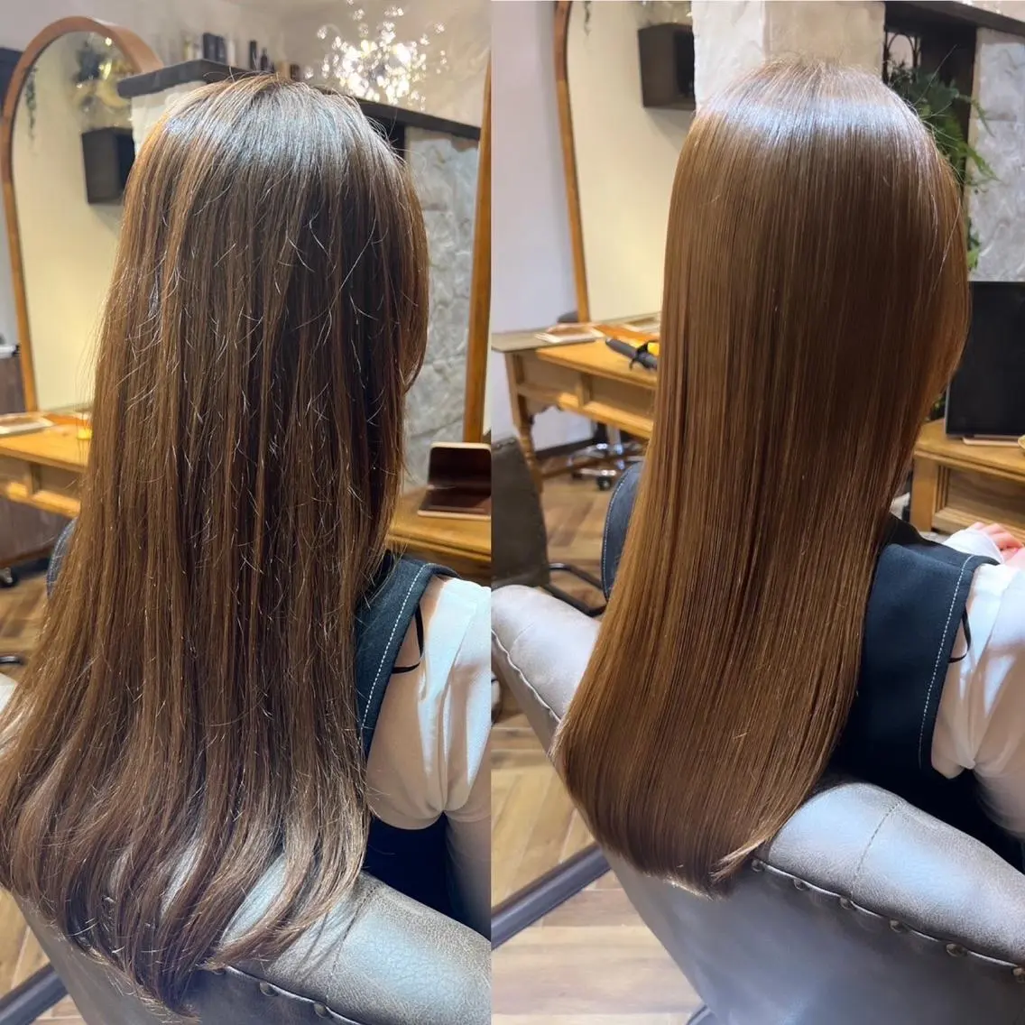 ロング 髪質改善 トリートメント 那須野 美月のヘアスタイル