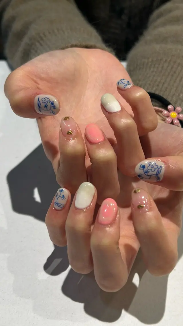 ネイル ハンドネイル ハンドケア 個性派ネイル シノのネイルデザイン