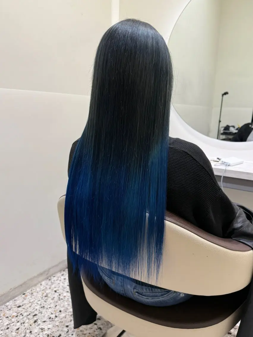 ロング ヘアカラー ✨透明感カラー×艶髪 ✨生神優季のヘアスタイル