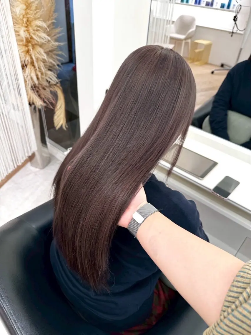 ロング カラー ヘアカラー Parve  Mix 🫧梶川虹のヘアスタイル