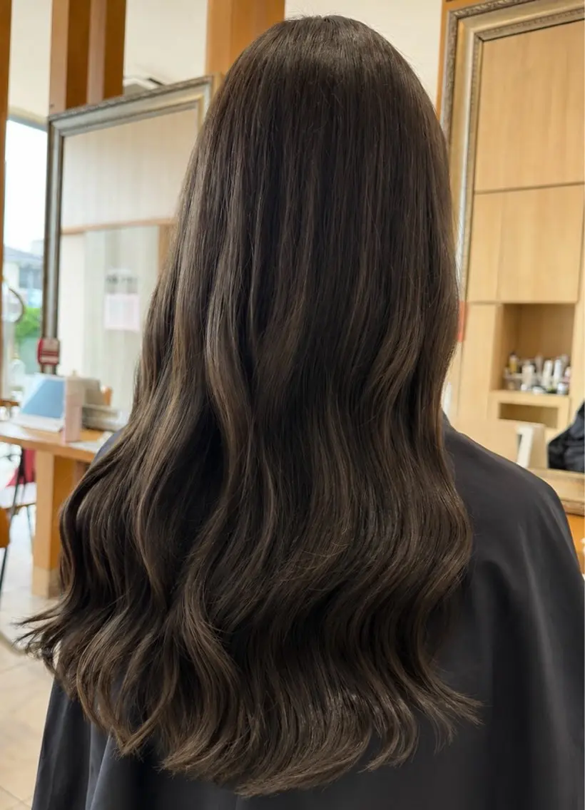 ロング ヘアアレンジ ヘアセット 山下 未都のヘアスタイル