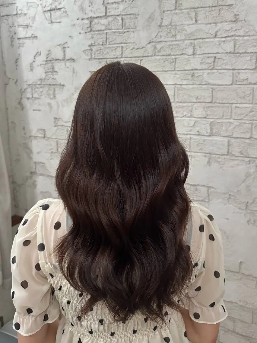 セミロング カラー ヘアカラー カラーモデル募集／ Hina🐾のヘアスタイル