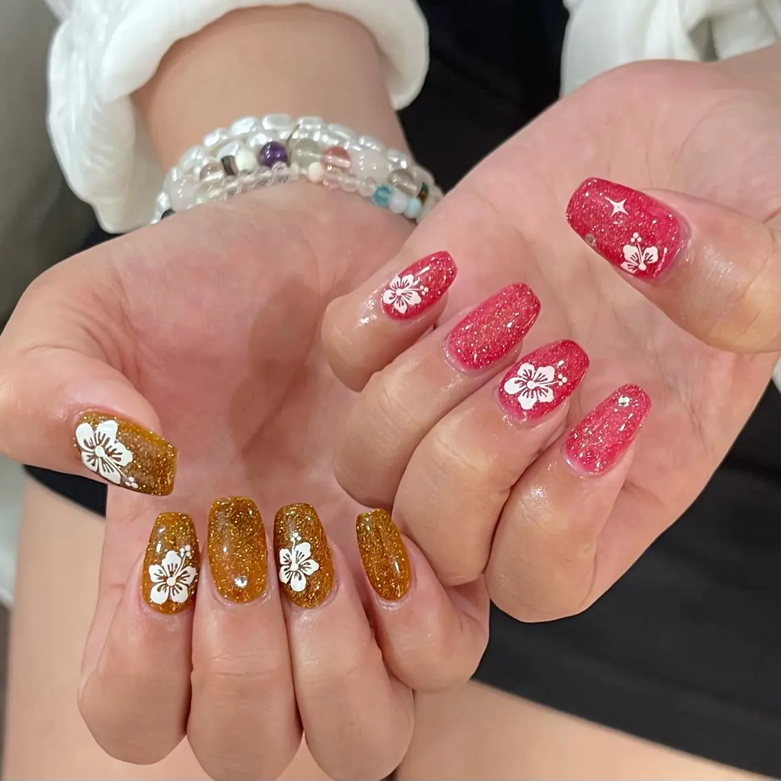 ネイル 韓国ネイル ワンホンネイル Kawaii _Nailのネイルデザイン
