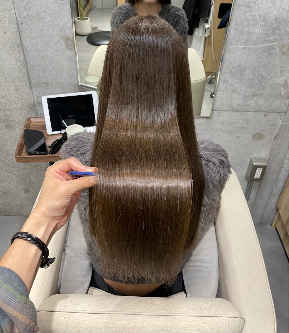 ロング カット ヘアカラー トリートメント 博多/髪質改善/ /縮毛矯正/れいのヘアスタイル
