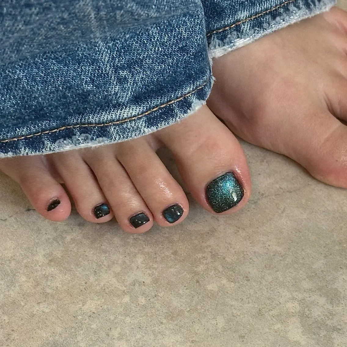 Jr.フットマグネットネイル🦶🩵の写真