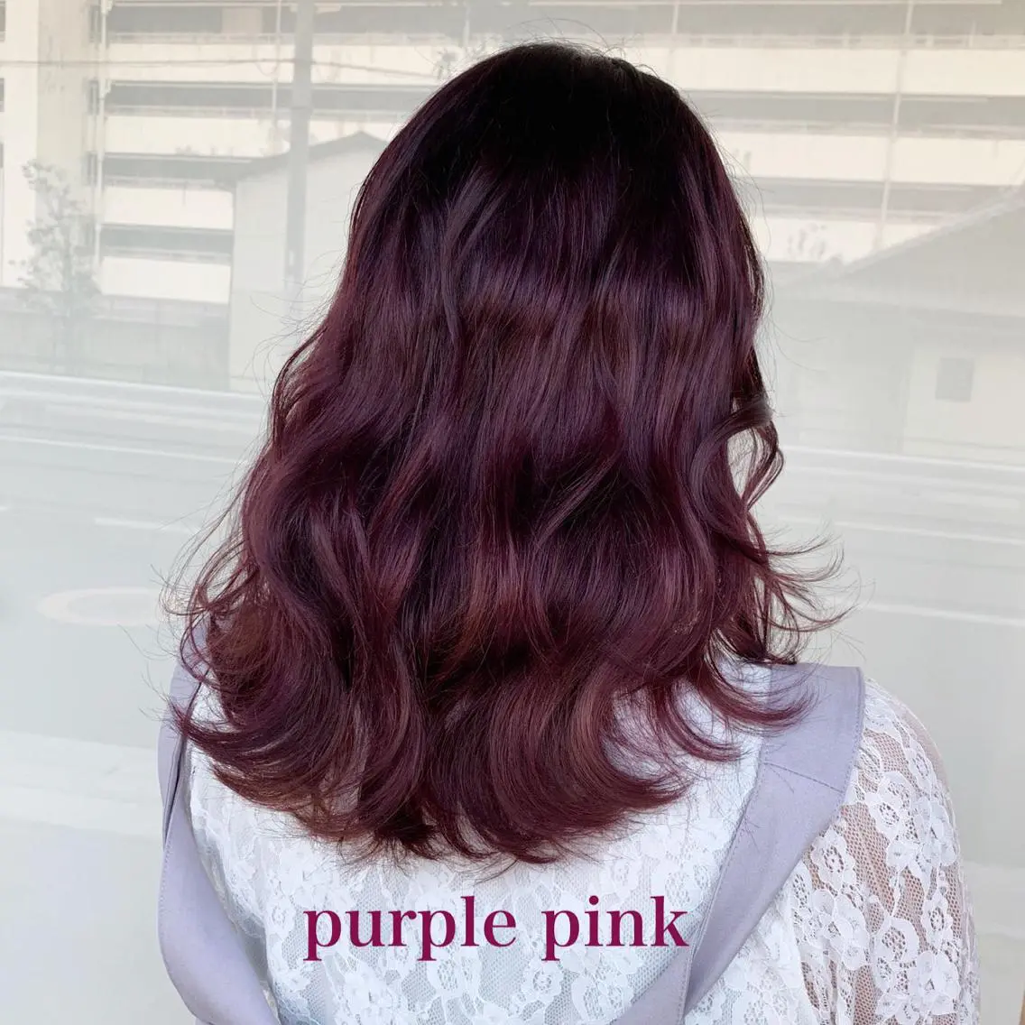 ミディアム ヘアカラー レイヤー/艶髪カラー 森本くるみのヘアスタイル