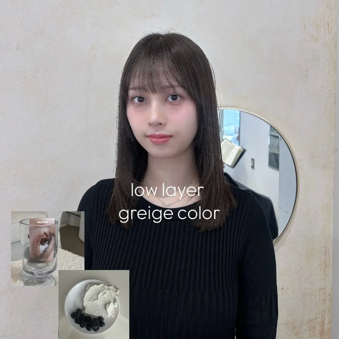 セミロング カラー カット ヘアカラー トリートメント ブリーチなしWカラー /レイヤー🎀マリノのヘアスタイル