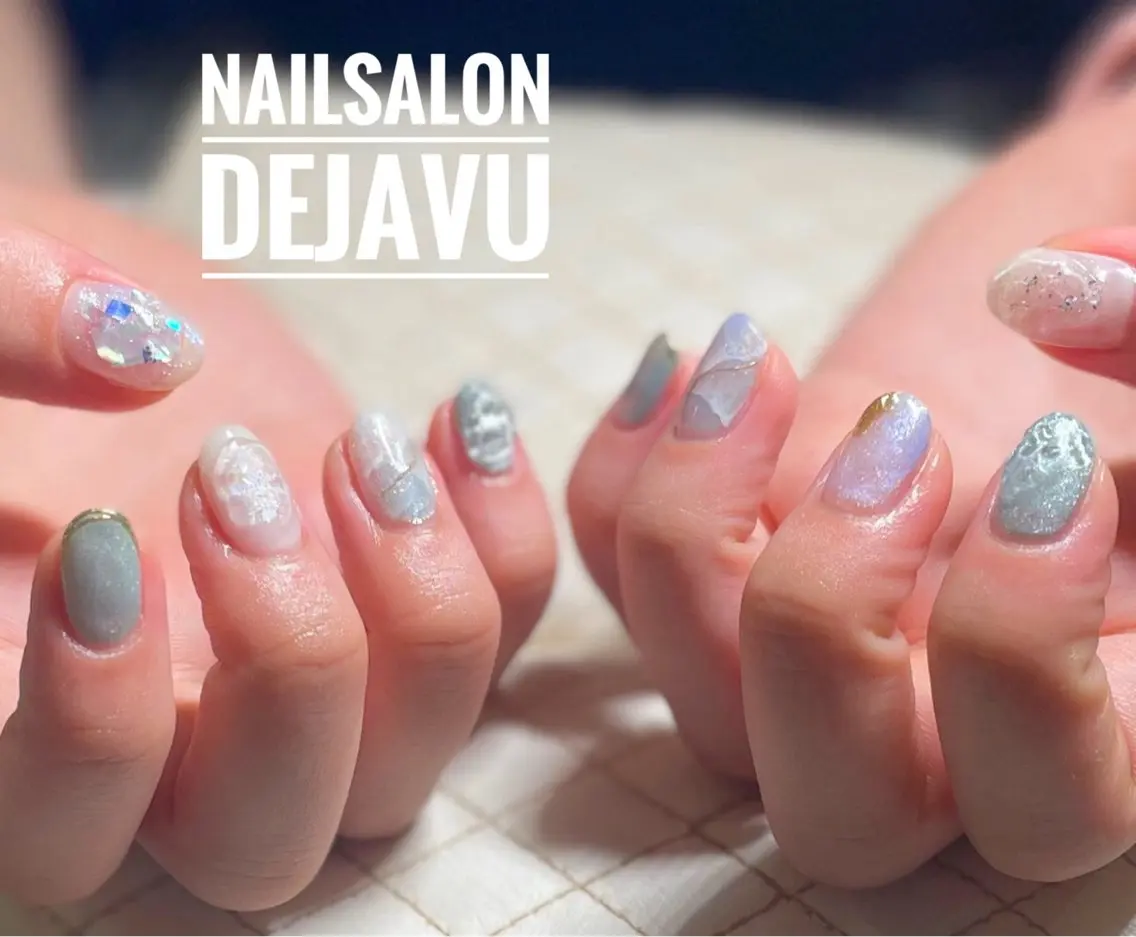 ネイル 夏ネイル ハンドネイル Nailsalon Dejavuのネイルデザイン