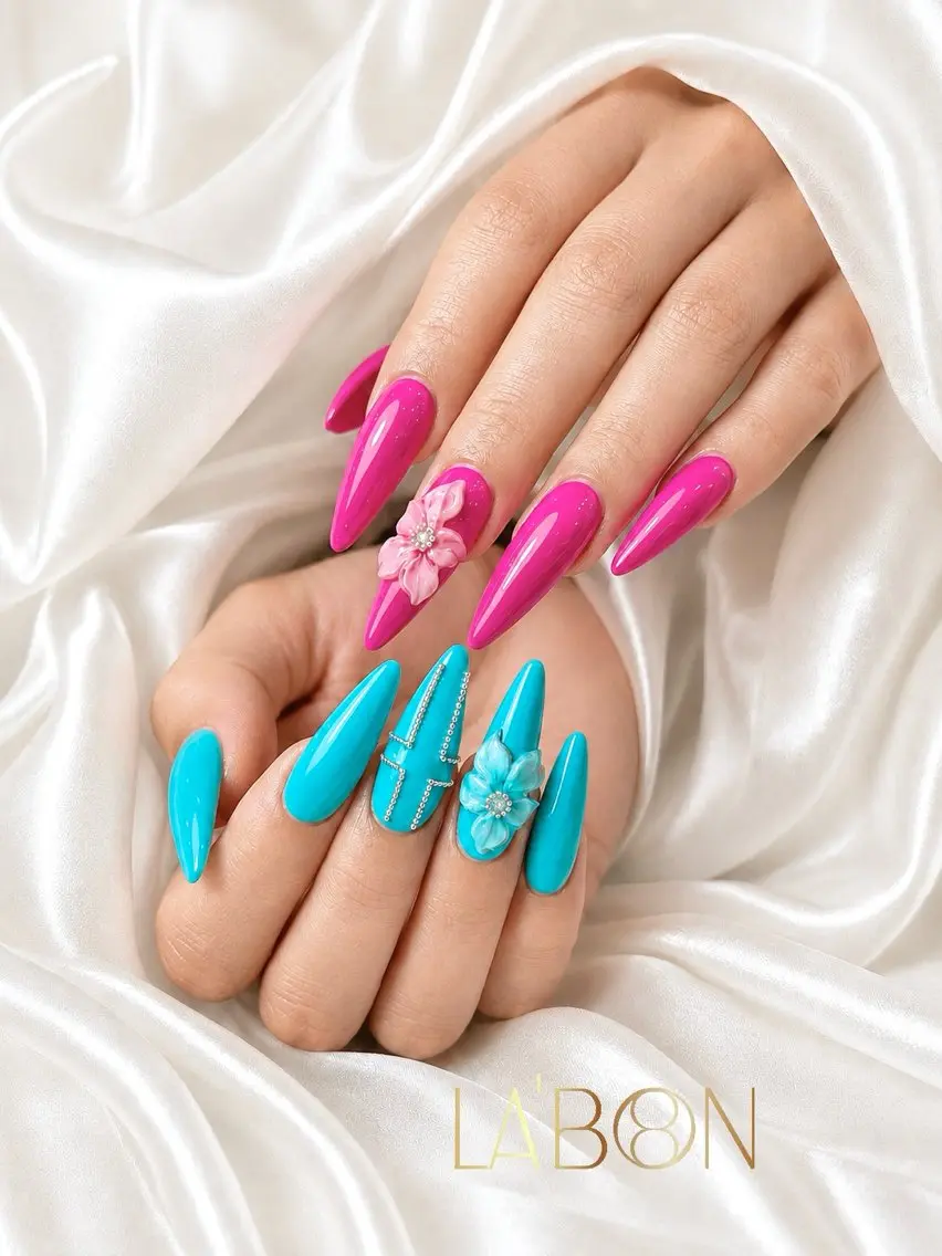 ネイル ロングネイル スカルプネイル Labon Nails Artのネイルデザイン