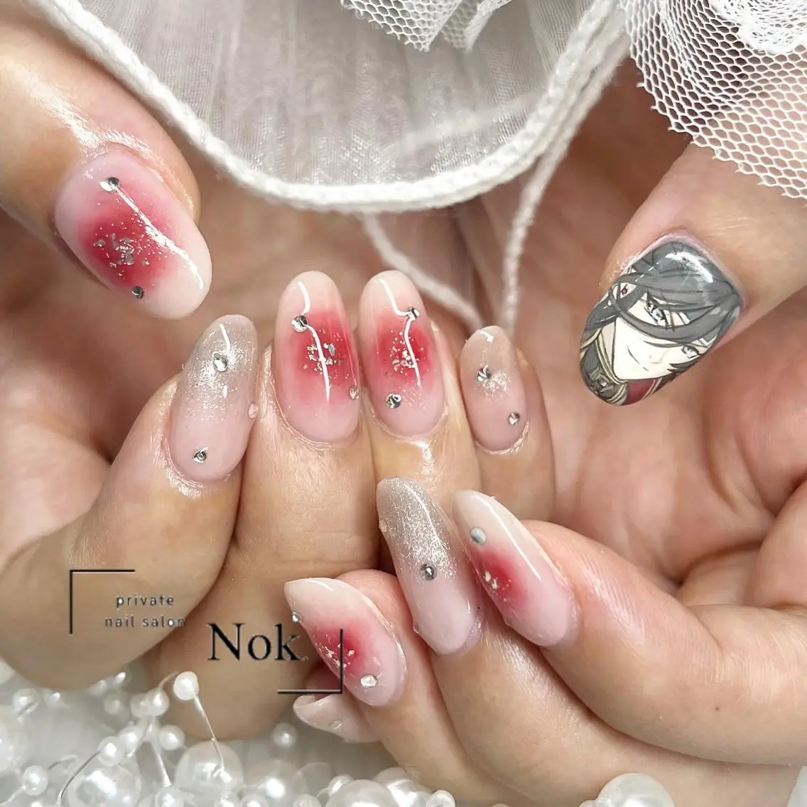 ネイル ハンドネイル 池袋痛ネイル Nok. 渡辺のネイルデザイン