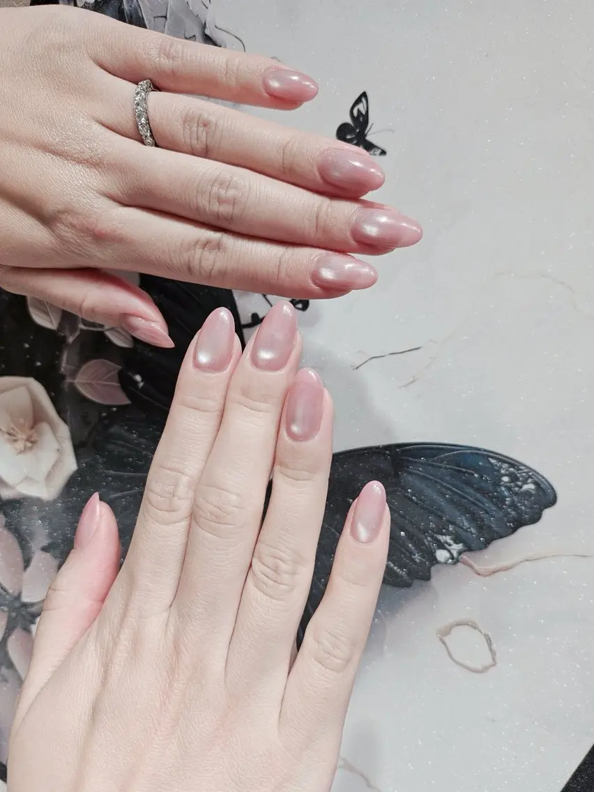 ネイル アートネイル フットネイル ジェルネイル ハート マグネットネイル babarla Nailのネイルデザイン