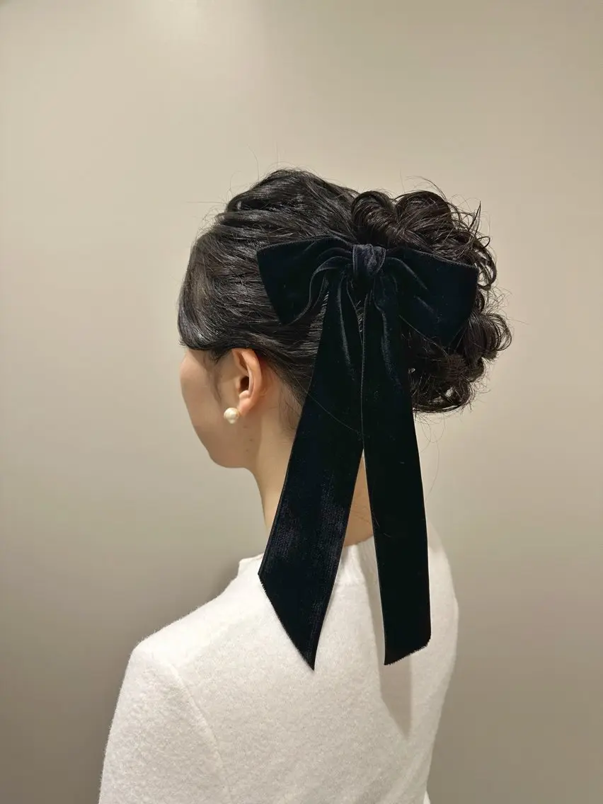 ロング カラー ヘアアレンジ ヘアセット hibiki/セット /透明感カラーのヘアスタイル