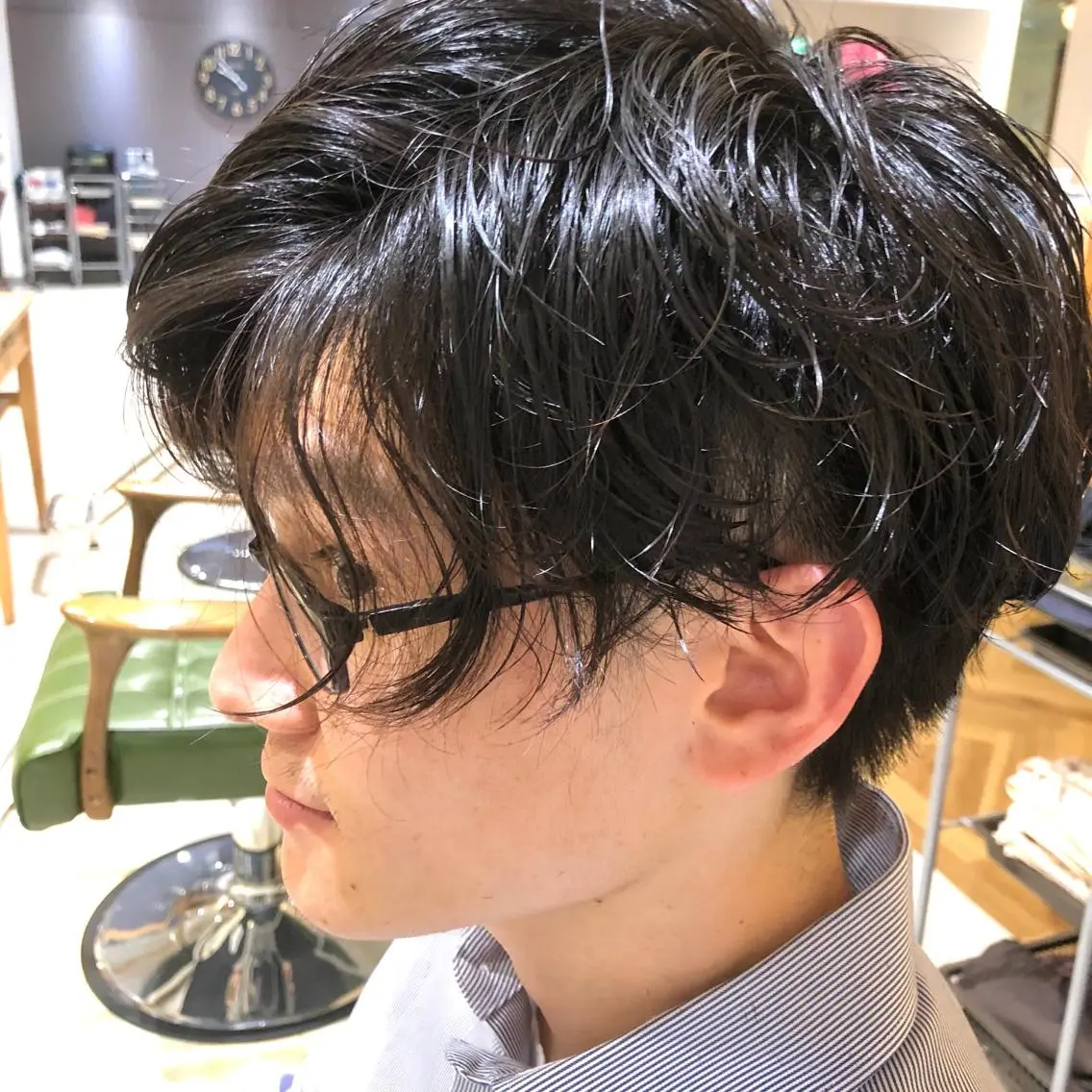 パーマ メンズ メンズパーマ ニュアンスパーマ 過去一の柔髪ヘア 🌿einshairのヘアスタイル