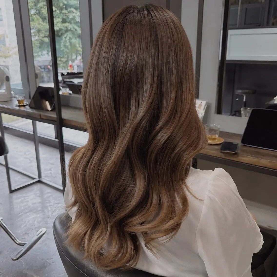 ヘアアレンジ ヘアセット 透明感カラー /髪質改善🫧ユイカのヘアスタイル