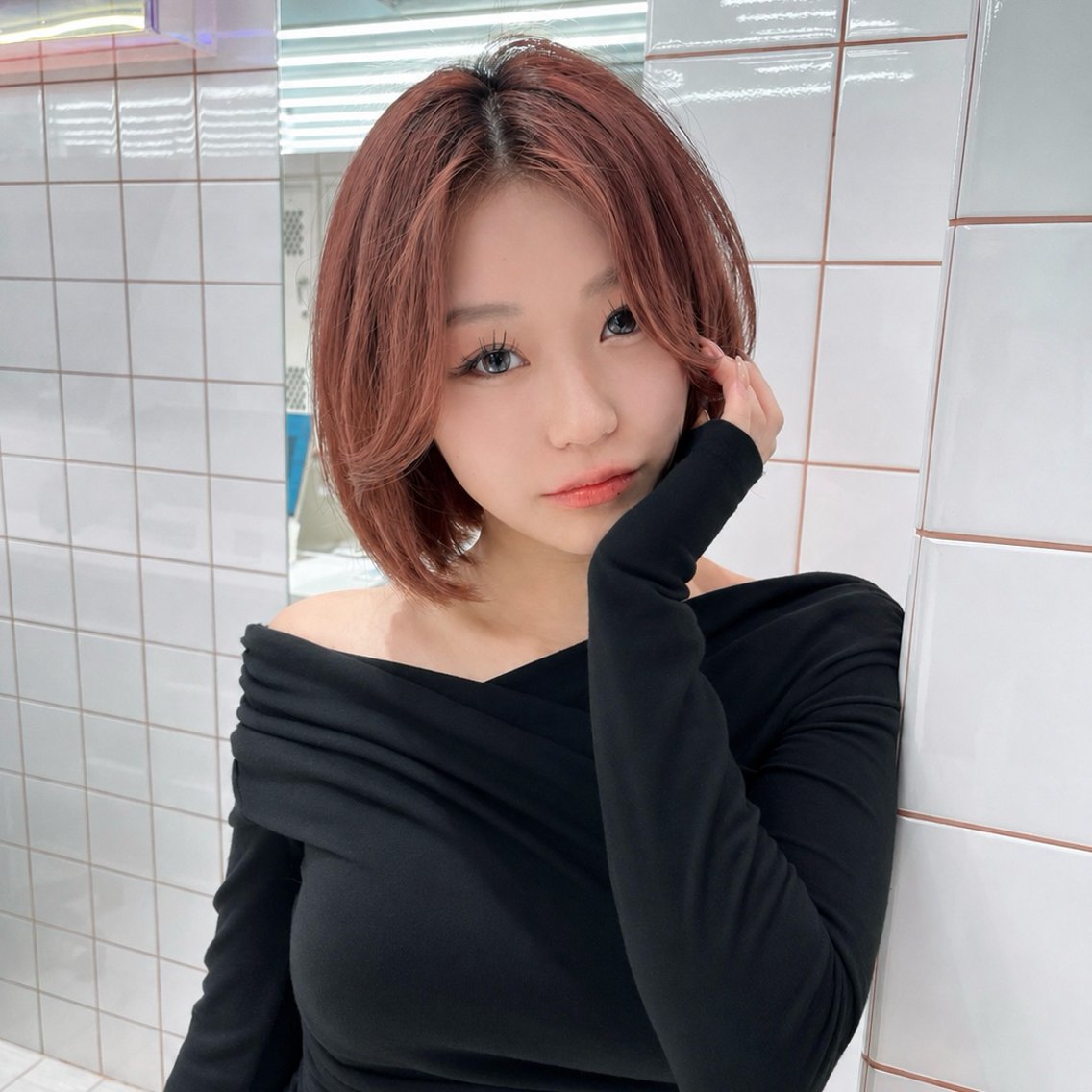 ミディアム カットモデル募集中！ Ruriボブ/矯正のヘアスタイル