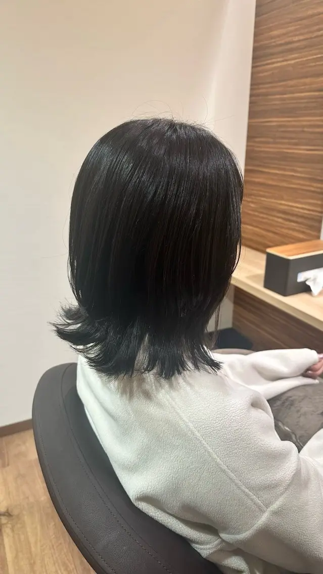 ミディアム くびれヘア 個室サロン🕊️ 飯塚優希のヘアスタイル
