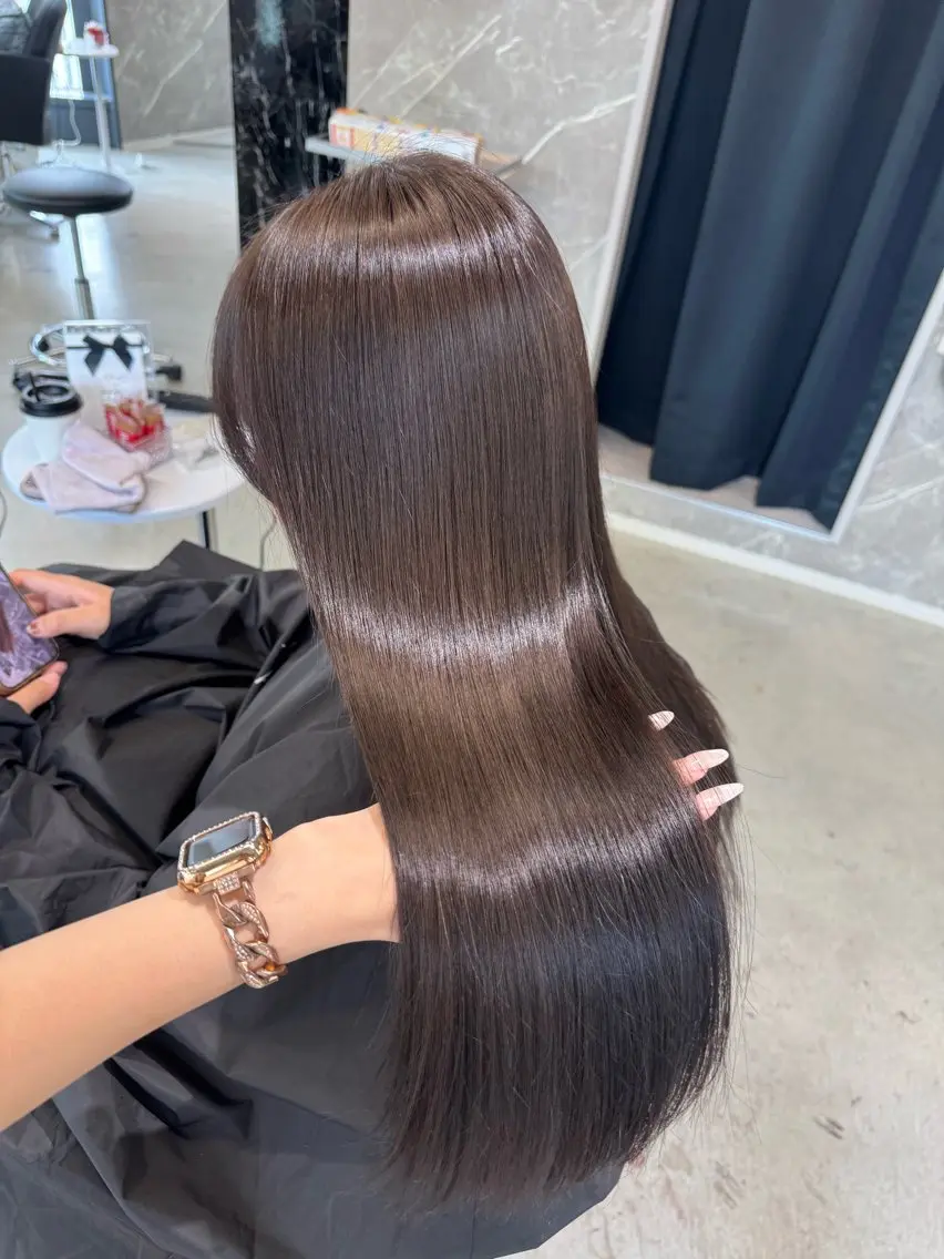 ロング カラー ヘアカラー 髪質改善🫧 カラー特化/Hinaのヘアスタイル