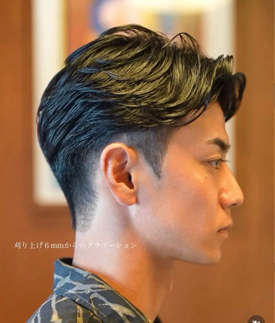 パーマ メンズ メンズショート タチカワユウキのヘアスタイル