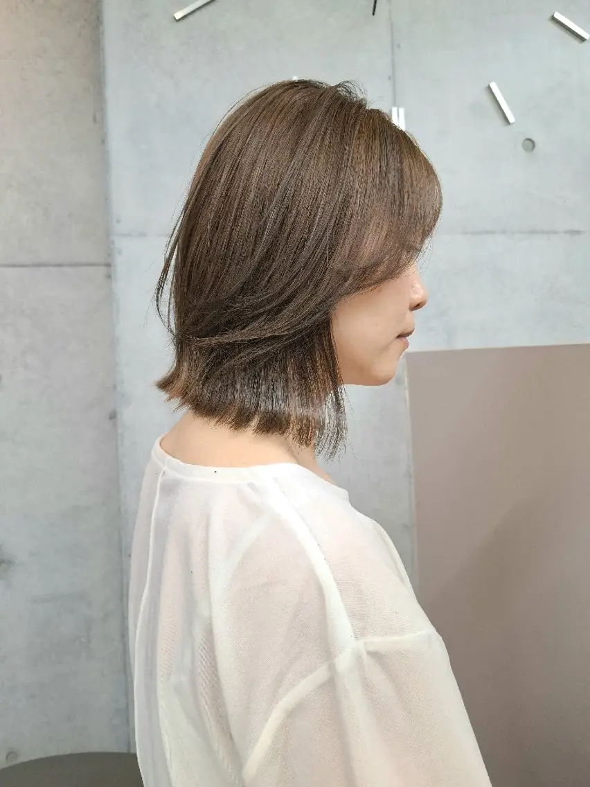 【悩み改善コース】似合わせカット+透明感カラーの写真