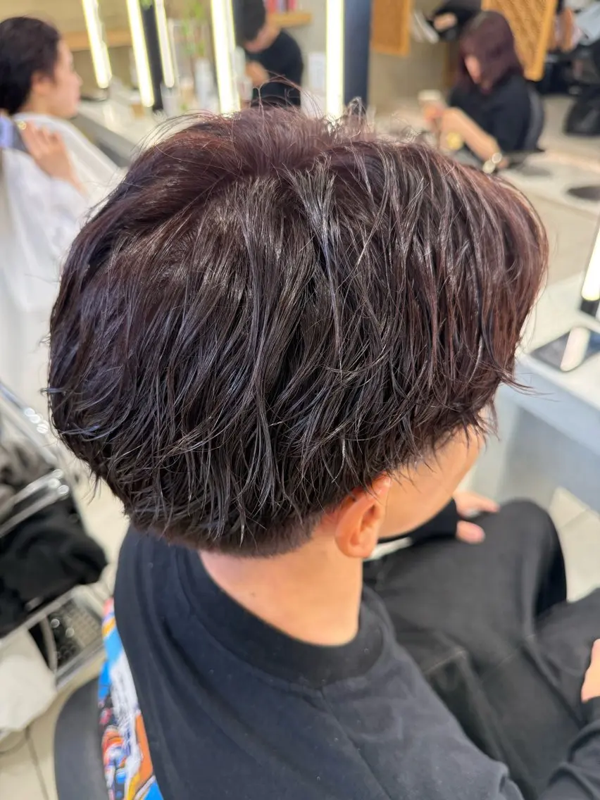 ショート カラー ブリーチ ブリーチなしカラー トリートメント カット ヘアカラー ツチダ ヒナのヘアスタイル