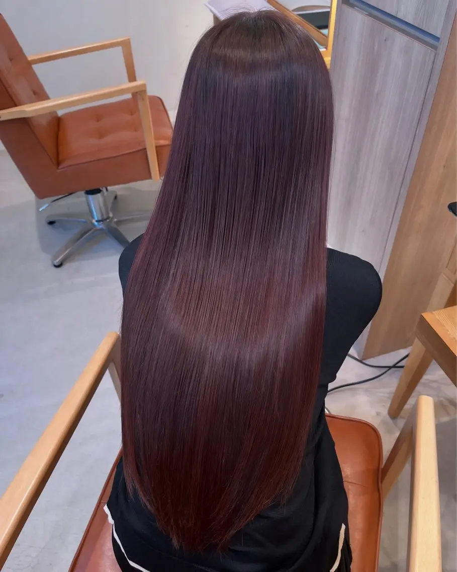 ロング カラー 髪質改善 トリートメント 透明感カラー🫧🌈 似合わせカット✂︎のヘアスタイル