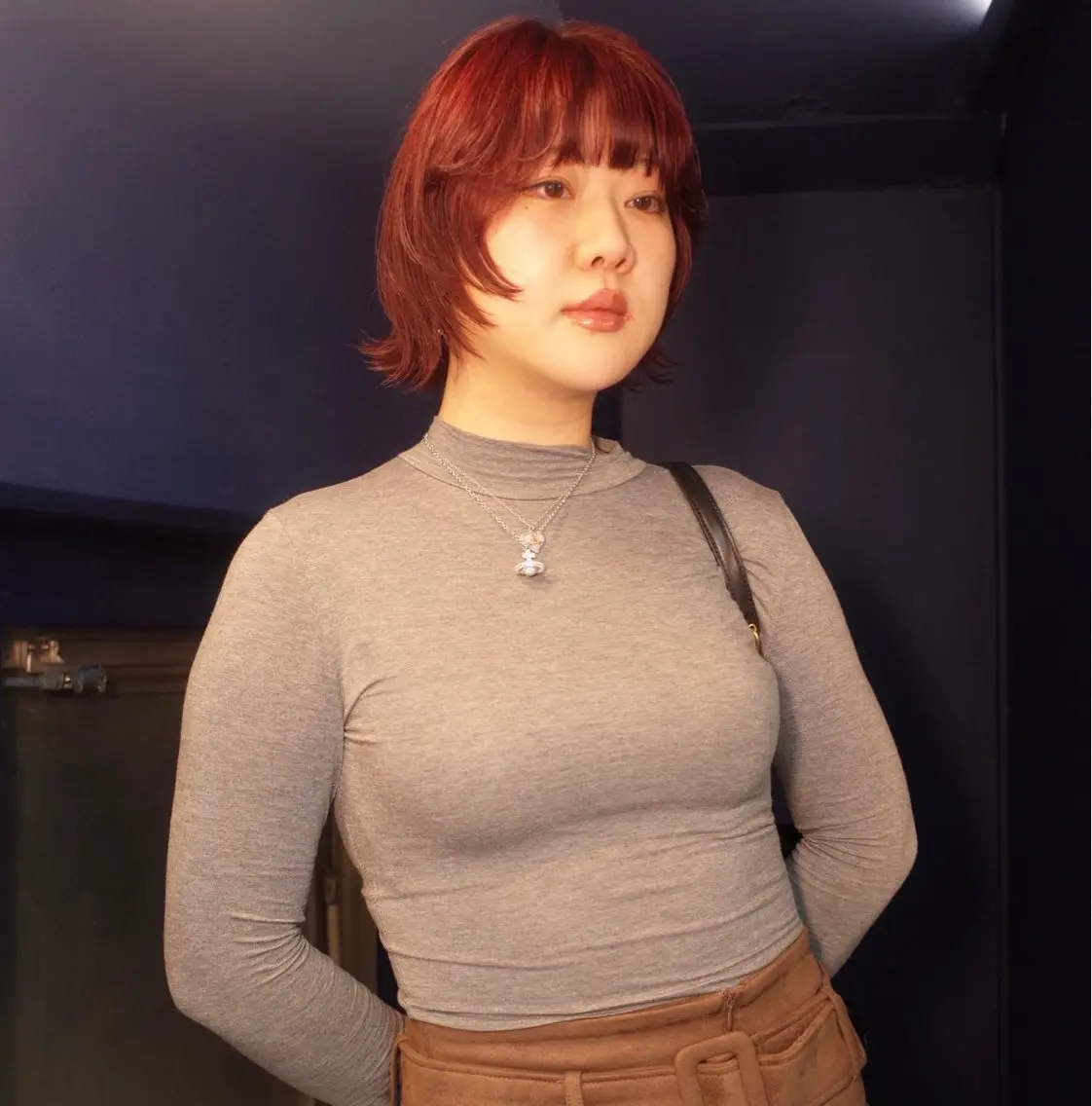 カラー ヘアカラー 立木 梨那のヘアスタイル